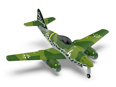 HSD ME-262 Green Camo Twin 90mm Jet PNP RC Airplane